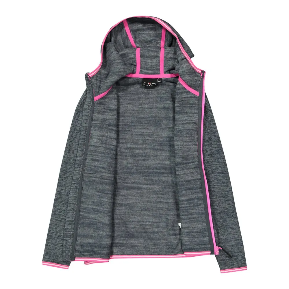 CMP G Fix Hood 30g2205 Softshelljacka, Titanio melange, 3Y