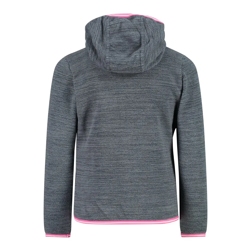 CMP G Fix Hood 30g2205 Softshelljacka, Titanio melange, 3Y