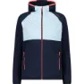 CMP Hybrid Fix Hood 32e4296 Jacka, Black blue