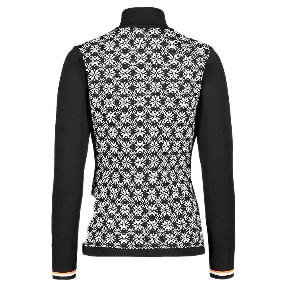 CMP Knitted 7h96141 Sweatshirt Med Dragkedja, Black