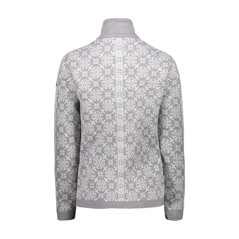 CMP Knitted Pullover 7h26005 Fleece Med Halv Dragkedja, Grey m.