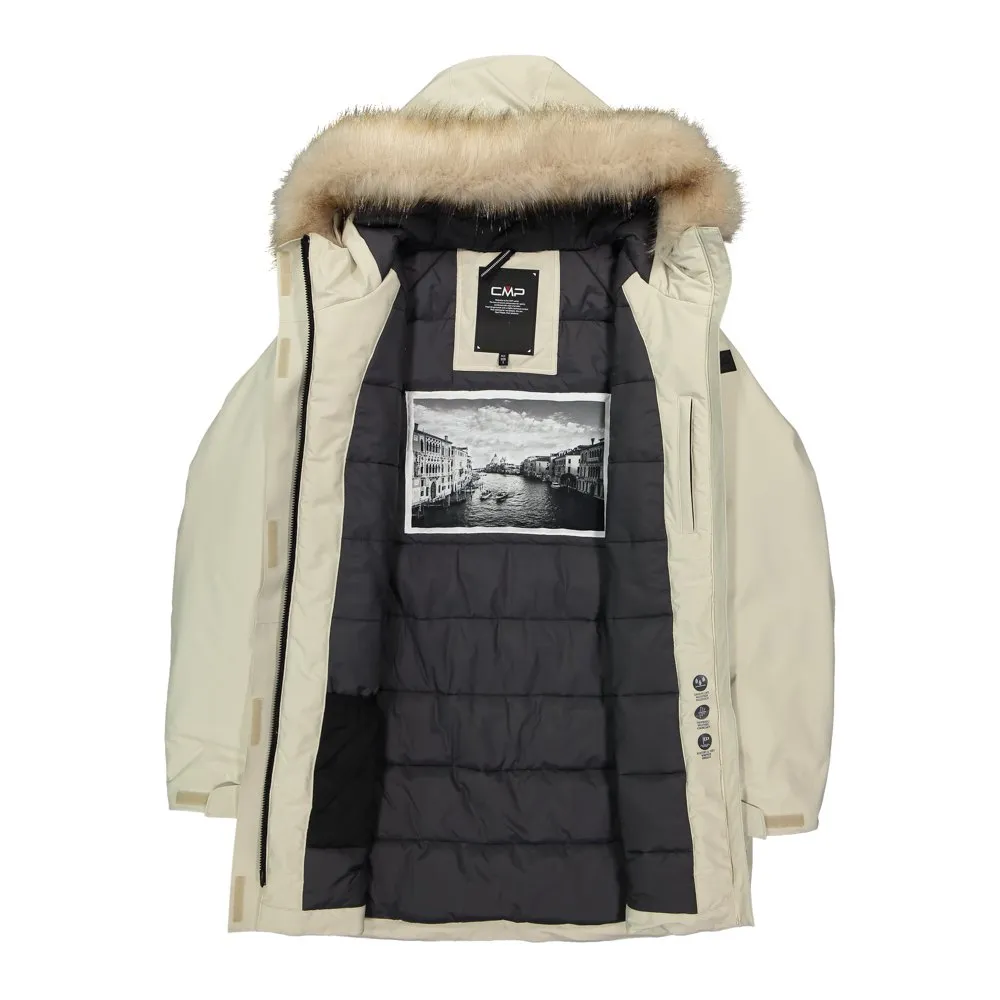CMP Parka Fix Hood 30k3866 Jacka, Gesso