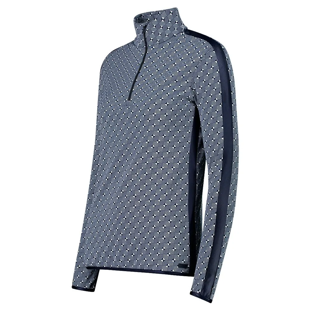 CMP Printed Sweat 32l0336 Fleece Med Halv Dragkedja