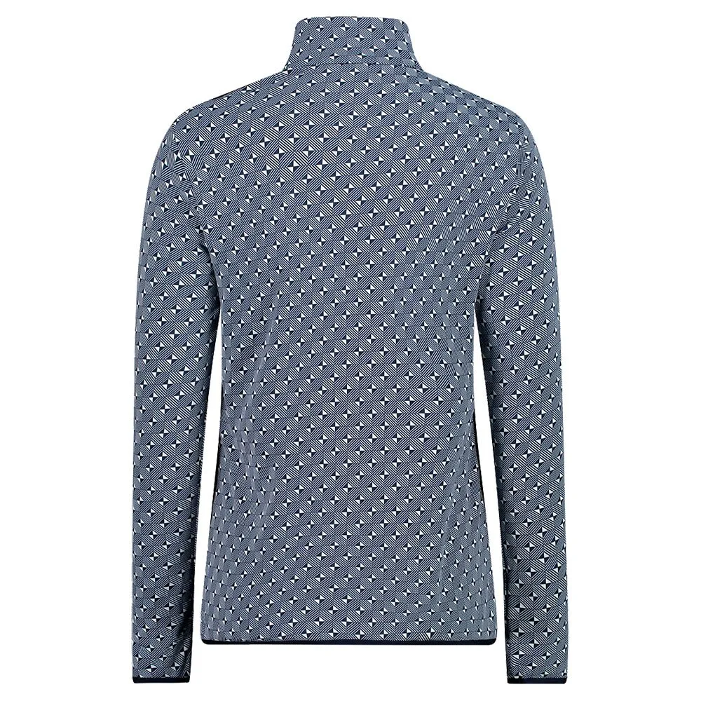 CMP Printed Sweat 32l0336 Fleece Med Halv Dragkedja