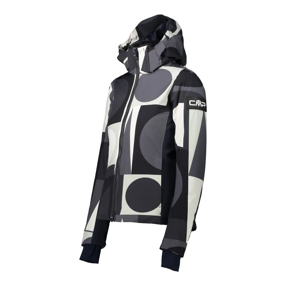 CMP Ski Slim Fit 30w0766 Jacka, Black / graffite / b.gesso
