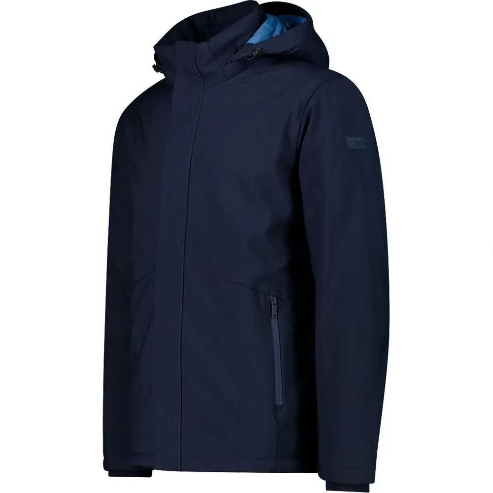 CMP Snaps Hood 32k3227 Softshelljacka, Black blue