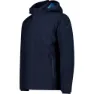 CMP Snaps Hood 32k3227 Softshelljacka, Black blue