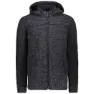 CMP Sportswear Mid Fix 39m3697 Fleecejacka Med Huva, Bright blue melange