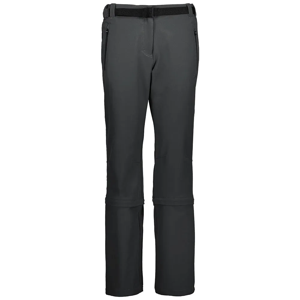 CMP Stretch Zip Off Long 4 Way 3t51346 Byxor, Anthracite