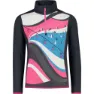 CMP Sweat 31l0795 Fleece Med Halv Dragkedja, Titanium / purple fluo, 3Y