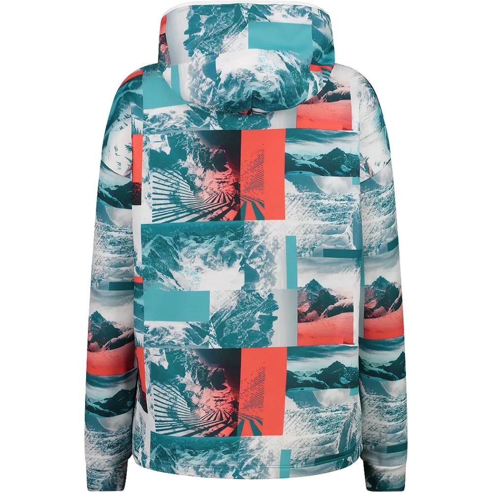 CMP Sweat Fix Hood 32e4066 Tröja Med Huva, Campari / deep lake CMP Sweat Fix Hood 32e4066 Tröja Med Huva, Campari / deep lake