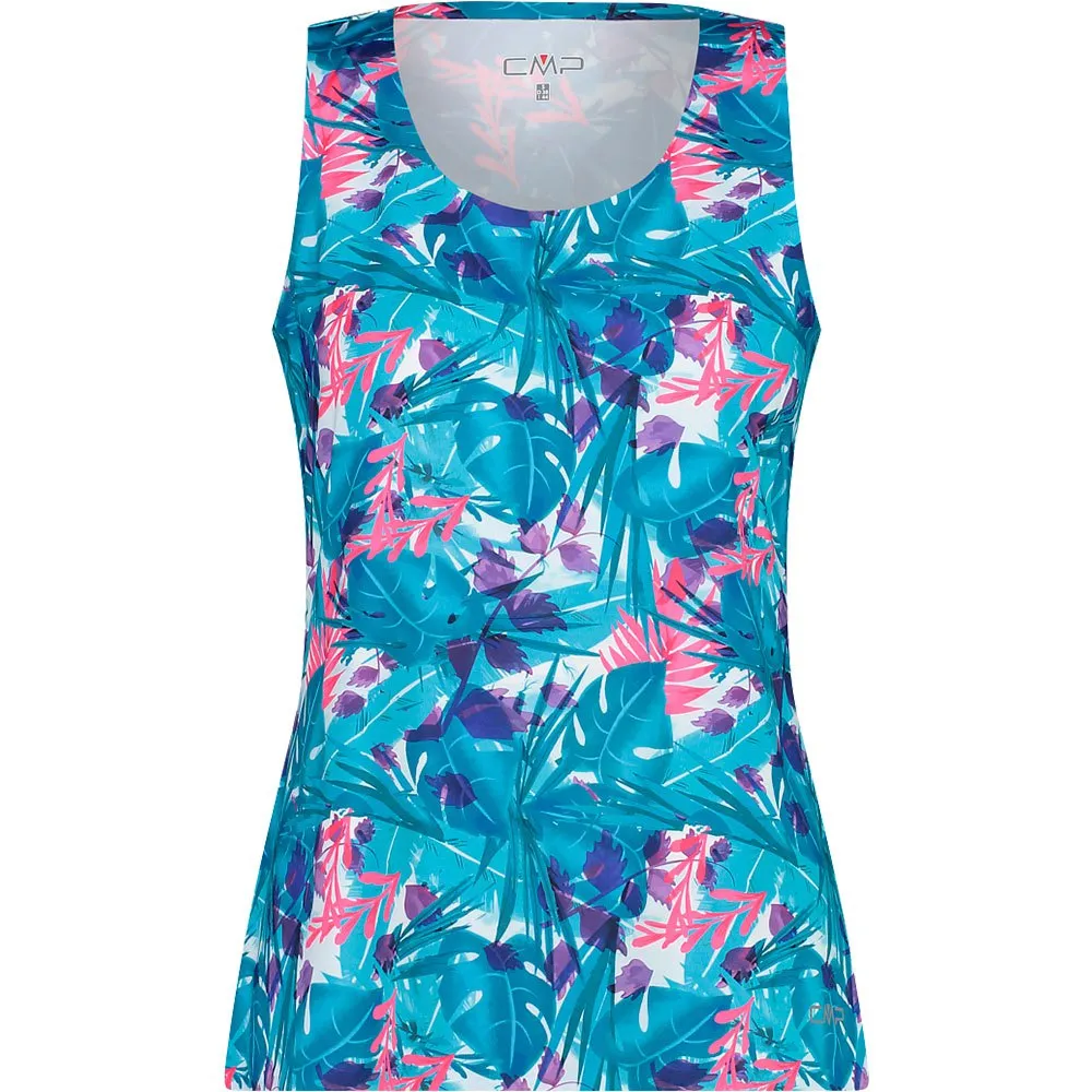 CMP Top 32c6316 T-shirt, Hawaiian / purple fluo