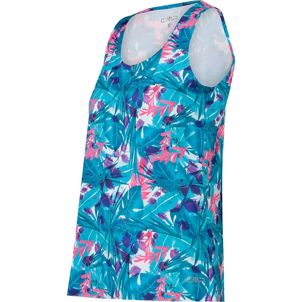 CMP Top 32c6316 T-shirt, Hawaiian / purple fluo