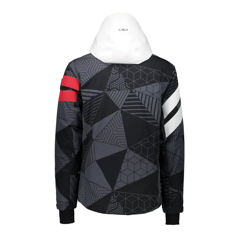 CMP Zip Hood 30w0467 Jacka, Graffite / black