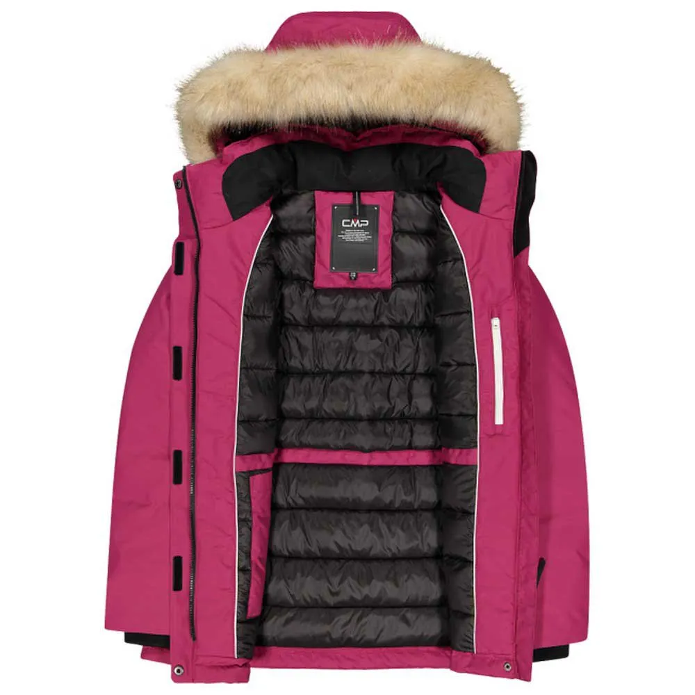 CMP Zip Hood 31k2966 Parka, Sangria