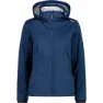 CMP Zip Hood 39a5096 Softshelljacka, Blue / ice