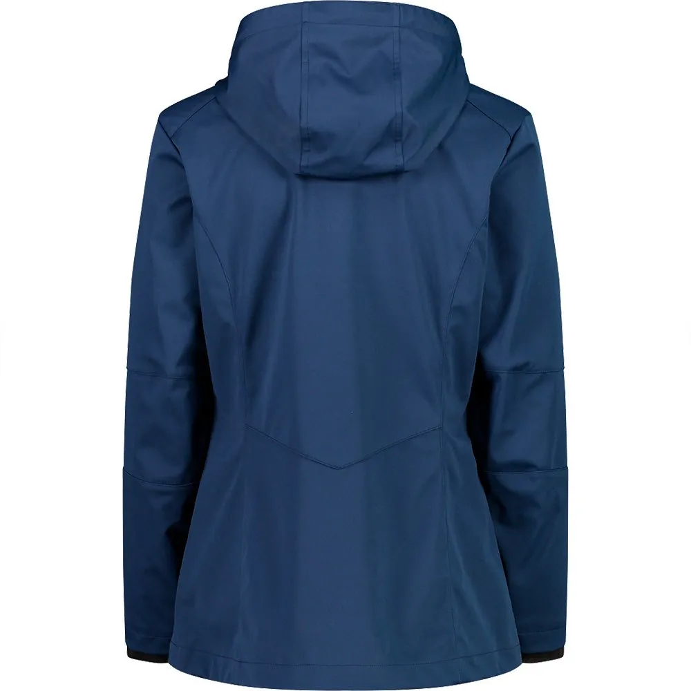 CMP Zip Hood 39a5096 Softshelljacka, Blue / ice