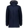 CMP Zip Hood 39z2797 Softshelljacka, Black blue