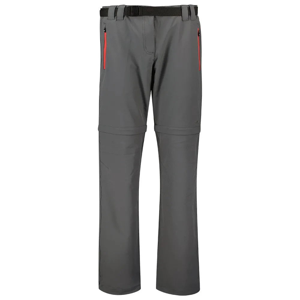 CMP Zip Off Byxor, Gray / campari