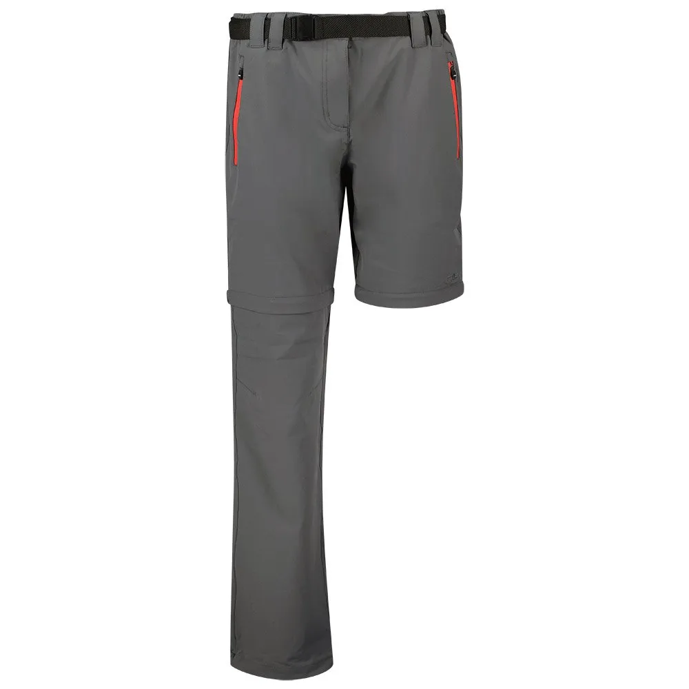 CMP Zip Off Byxor, Gray / campari