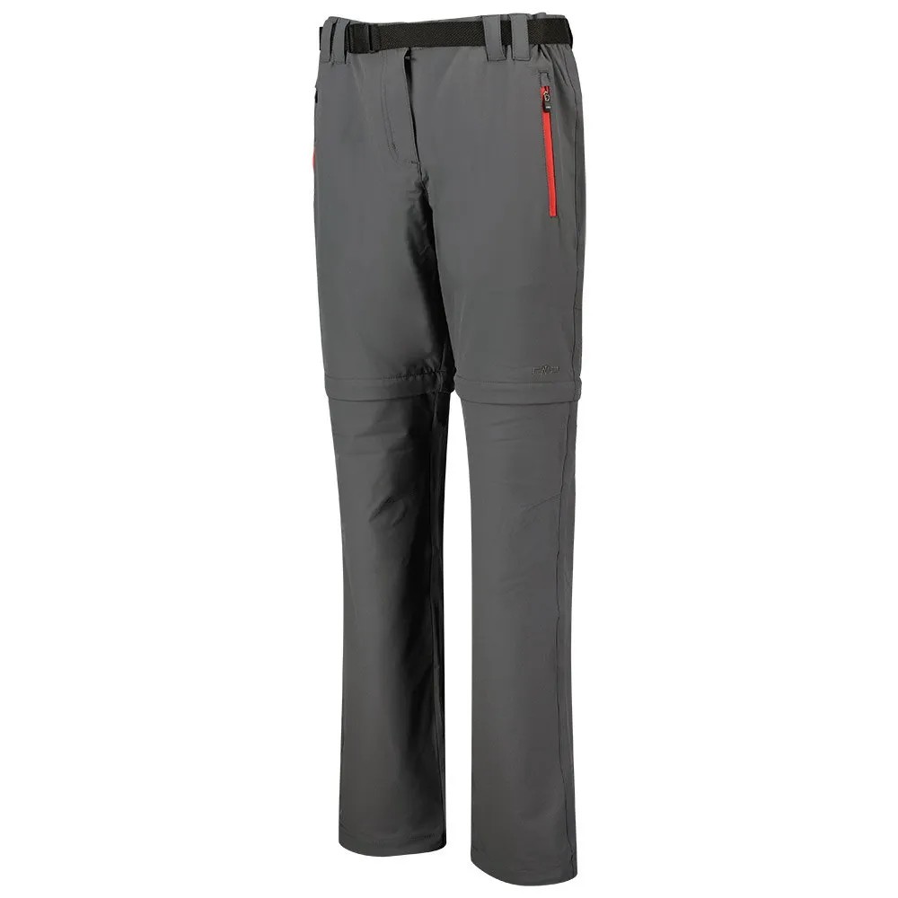 CMP Zip Off Byxor, Gray / campari