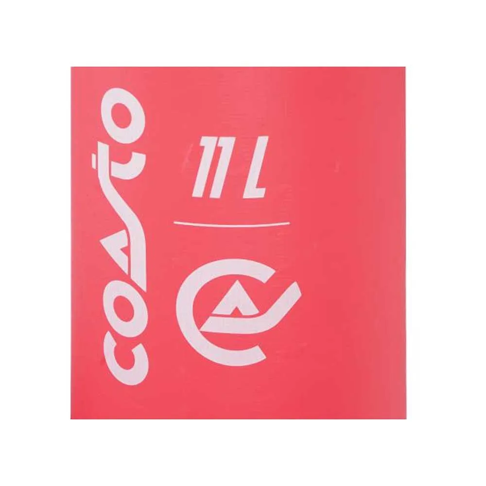 COAST 11l Portable Solar Dusch, Red / black, 11 litros