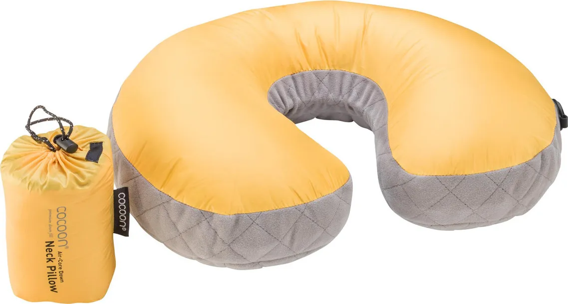 Cocoon Air-Core Down U-Shaped Neck Pillow, Sunflower/grey, One Size Cocoon Air-Core Down U-Shaped Neck Pillow, Sunflower/grey, One Size