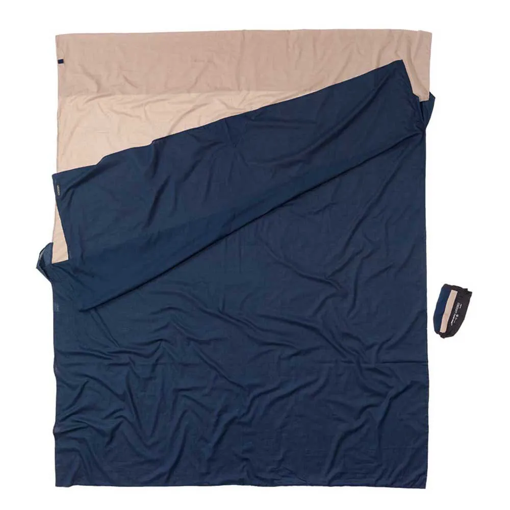 Cocoon Egyptisk Bomull Reselakan Dubbelsize, Khaki / tuareg