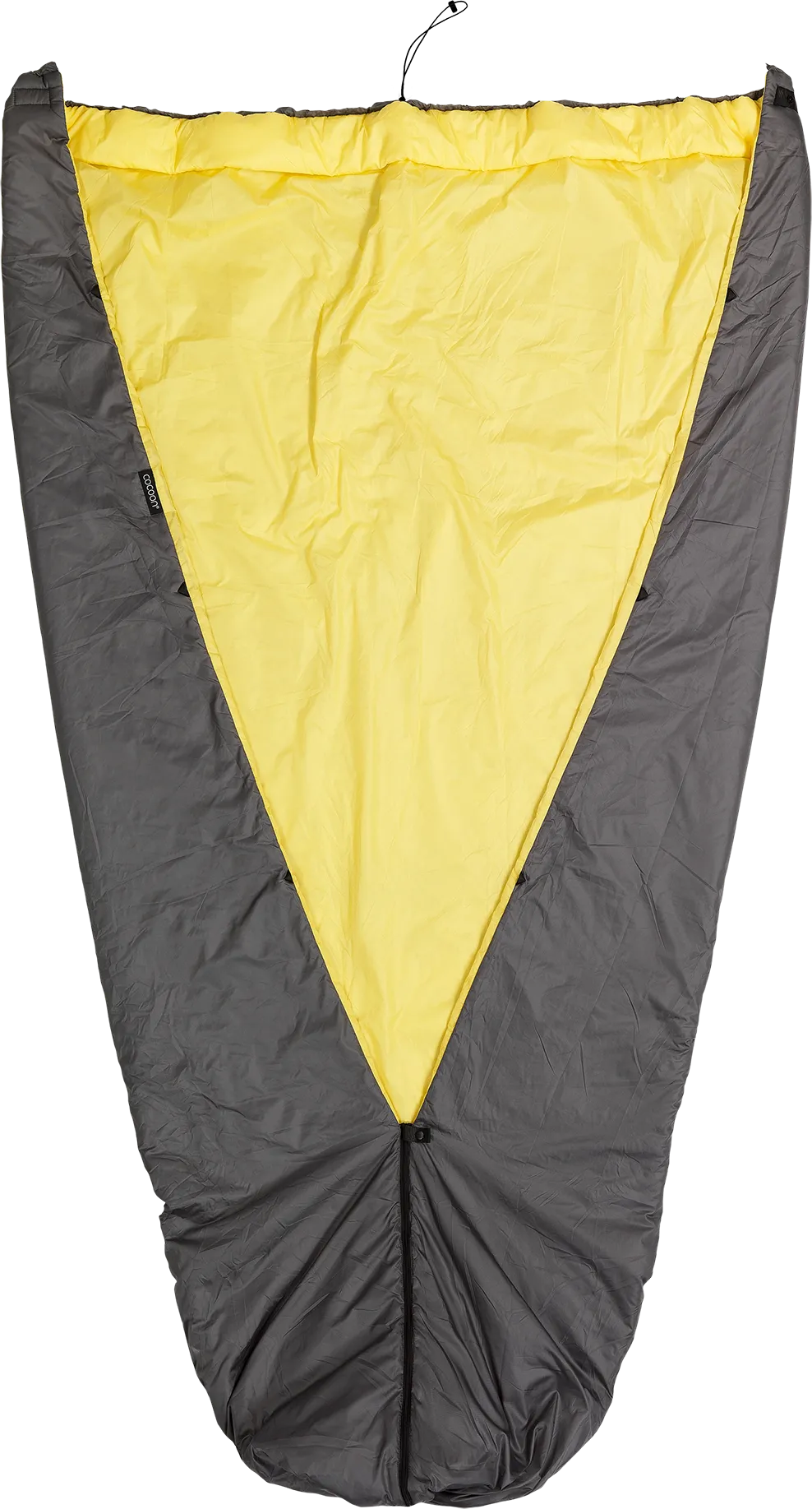 Cocoon Hammock Top Quilt, Shale/Yellow Sheen, 210 x 140 Cocoon Hammock Top Quilt, Shale/Yellow Sheen, 210 x 140