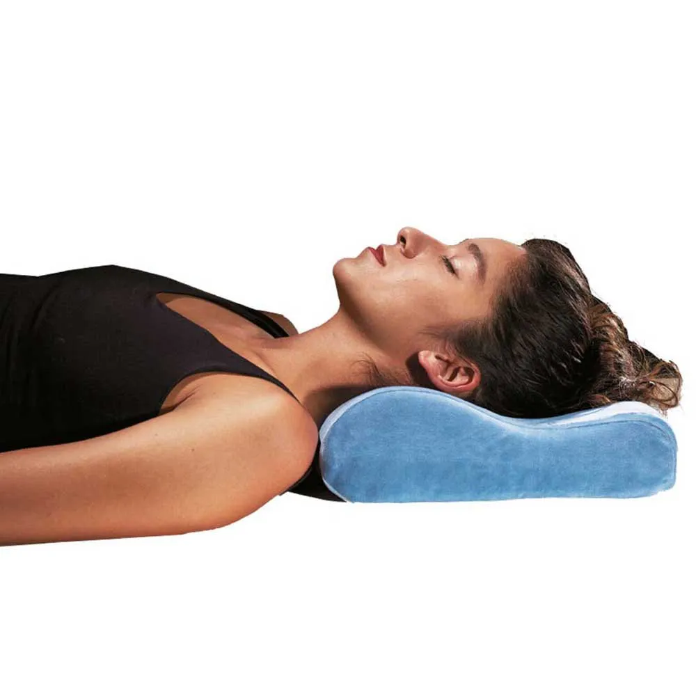 Cocoon Memory Foam Kudde, Slate blue