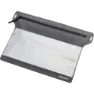 Cocoon Zippered Flat Document Bag, Grey/Black