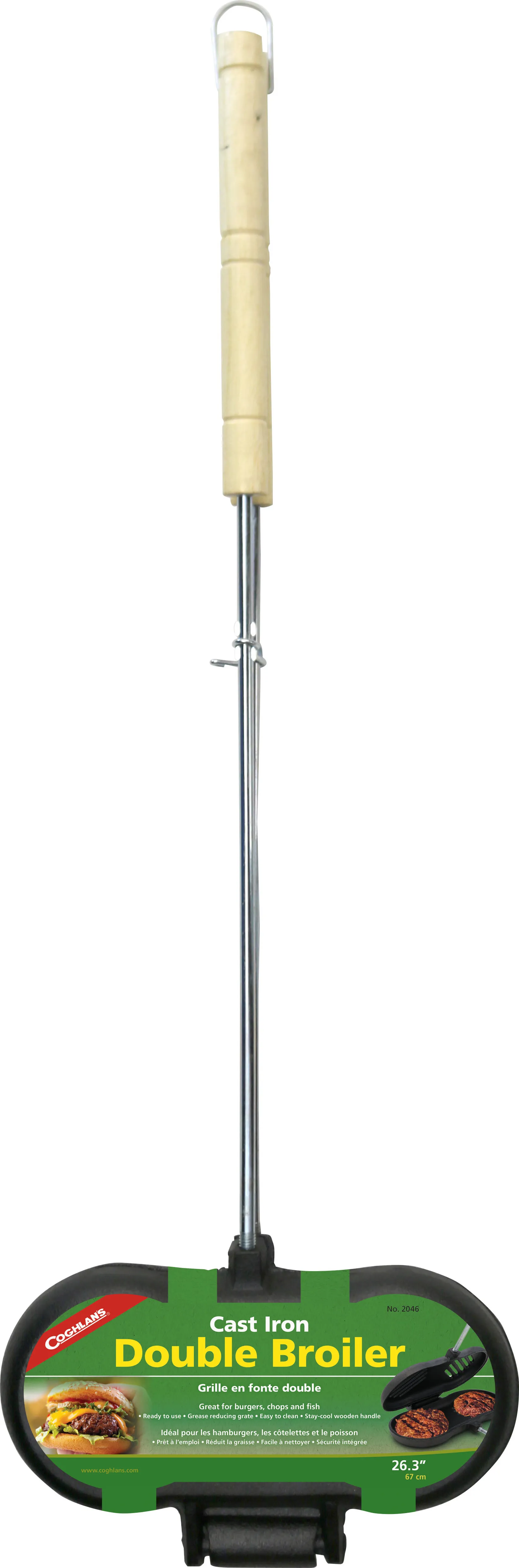 Coghlans Cast Iron Double Broiler, One Size