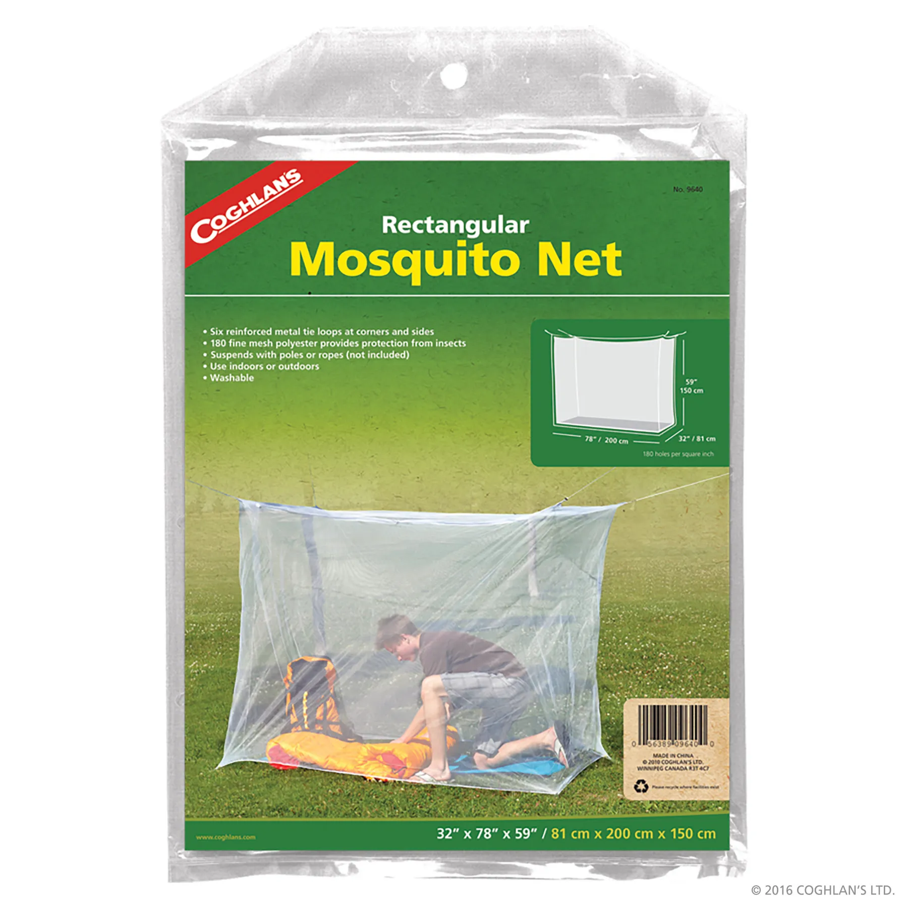 Coghlans Mosquito Net Single, One Size