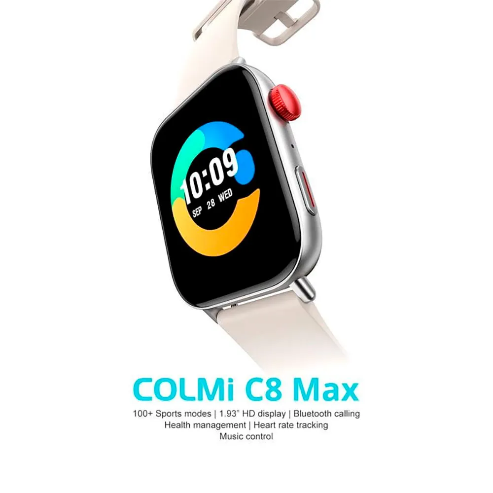 Colmi C8 Max C-serien Smartwatch, Silver