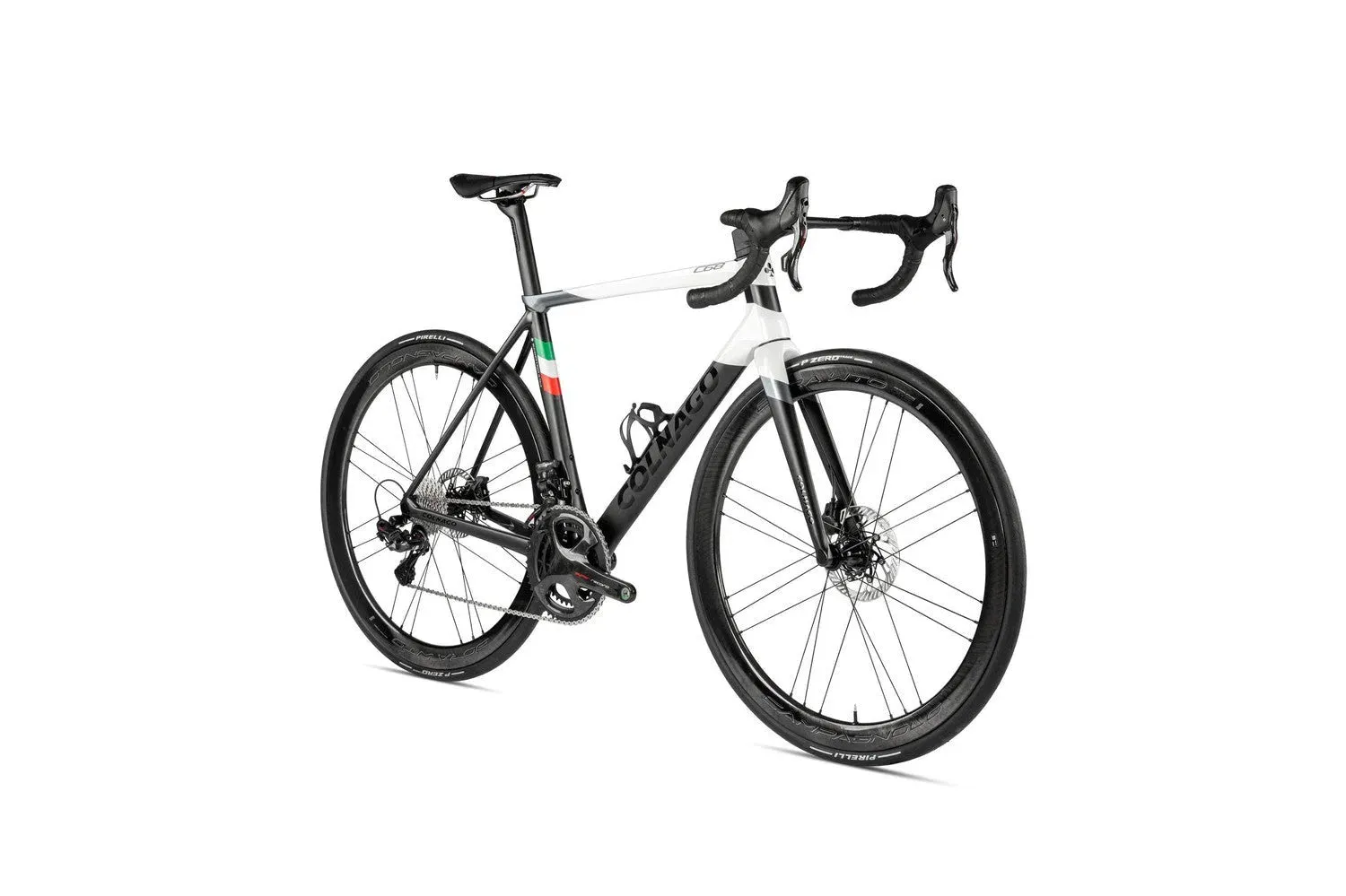 Colnago C68 Complete Bike Road Shimano Ultegra DI2 8100 Disc, HRWH Black/White