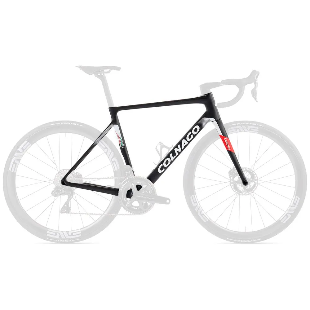 Colnago V4rs Ultegra Di2 2024 Landsvägscykelram, Black uae, 530