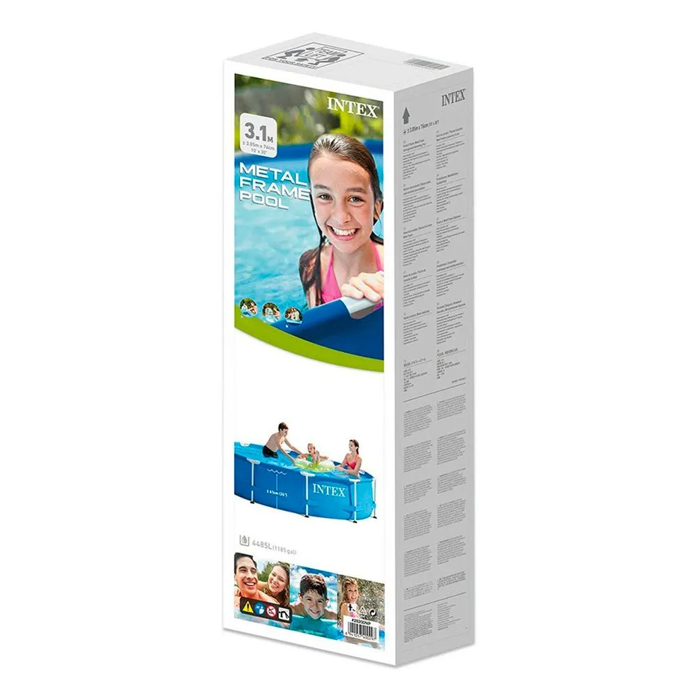 Color Baby Kapacitet För Rund Pool Med Metallram 4485l 305x76 Cm, Multicolor, One Size