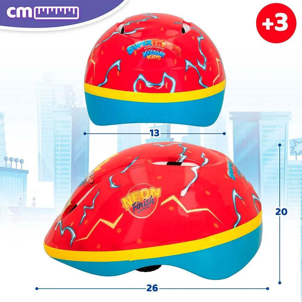 Color Baby Superthings 3d Neon Blast Junior Hjälm, Red / green Color Baby Superthings 3d Neon Blast Junior Hjälm, Red / green