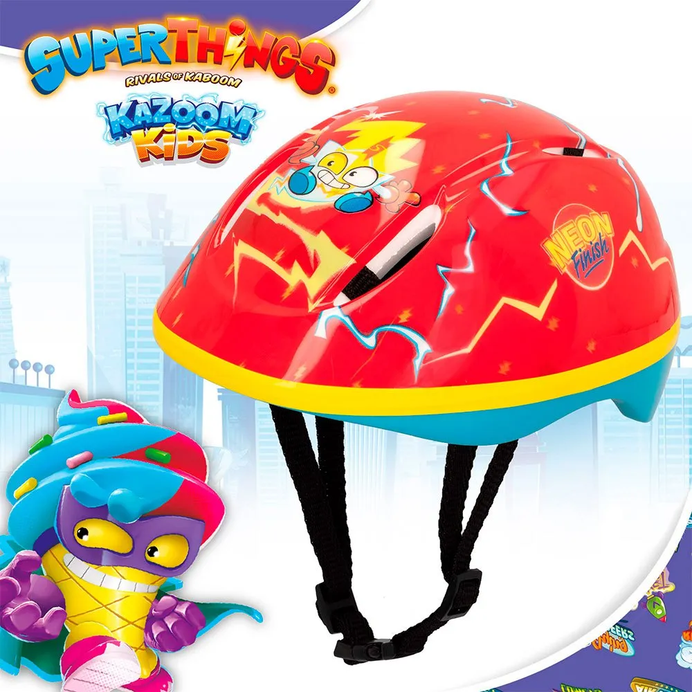 Color Baby Superthings 3d Neon Blast Junior Hjälm, Red / green Color Baby Superthings 3d Neon Blast Junior Hjälm, Red / green