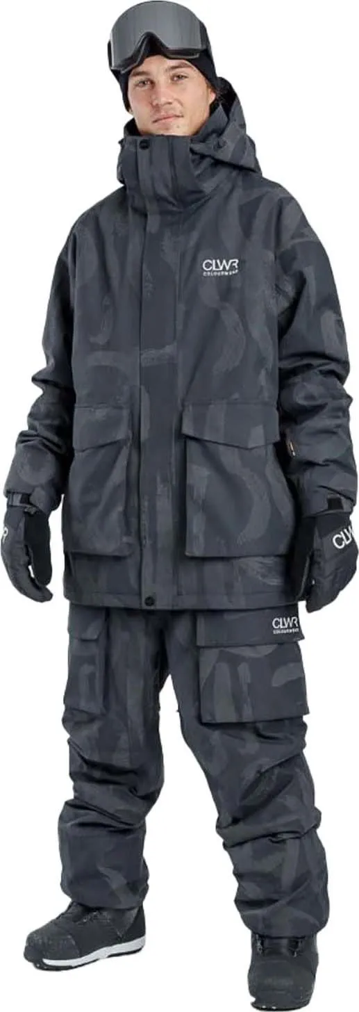 ColourWear Unisex Mountain Cargo Jacket Reflective, Reflective Black ColourWear Unisex Mountain Cargo Jacket Reflective, Reflective Black