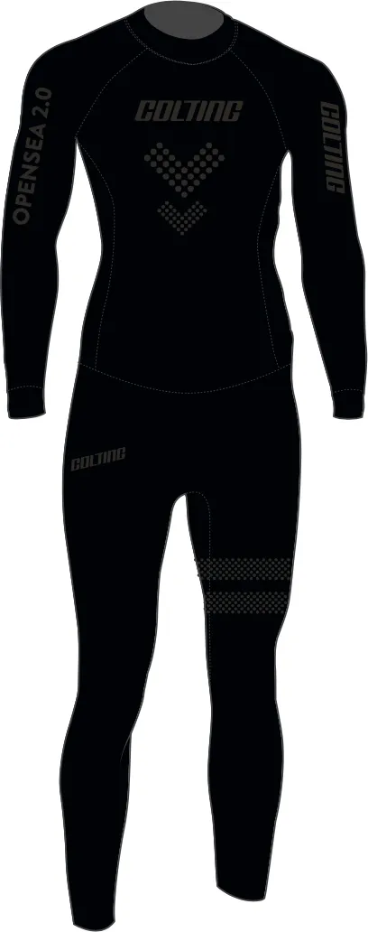 Colting Wetsuits Men's Opensea 2.0 Wetsuit, Black Colting Wetsuits Men's Opensea 2.0 Wetsuit, Black
