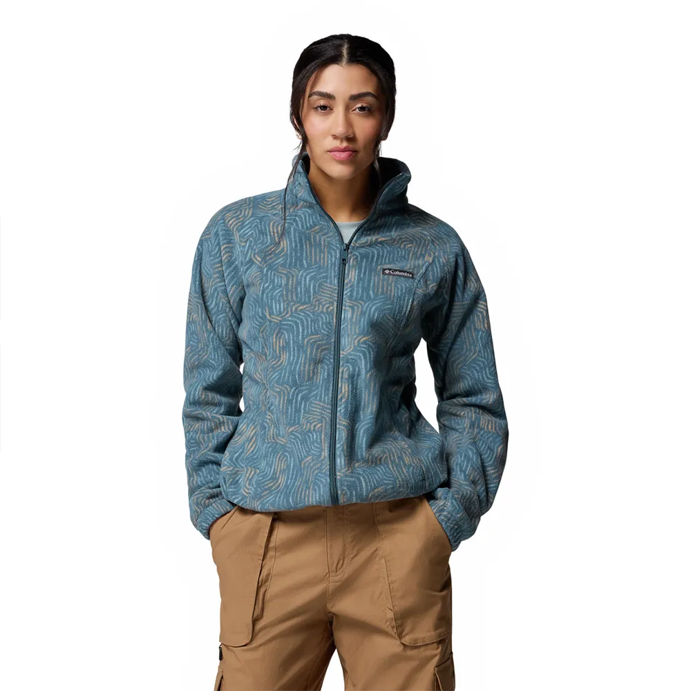 Columbia Benton Springs™ Printed Fleecejacka Med Dragkedja