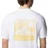 Columbia Black Butte™ Graphic T-shirt Med Korta ärmar, White / linear