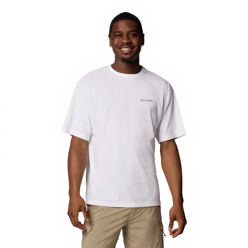 Columbia Cedar Trail™ T-shirt Med Korta ärmar, White / trailgui Columbia Cedar Trail™ T-shirt Med Korta ärmar, White / trailgui