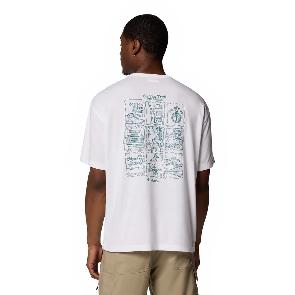 Columbia Cedar Trail™ T-shirt Med Korta ärmar, White / trailgui Columbia Cedar Trail™ T-shirt Med Korta ärmar, White / trailgui