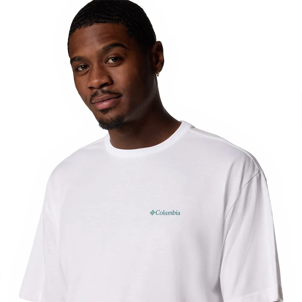 Columbia Cedar Trail™ T-shirt Med Korta ärmar, White / trailgui Columbia Cedar Trail™ T-shirt Med Korta ärmar, White / trailgui