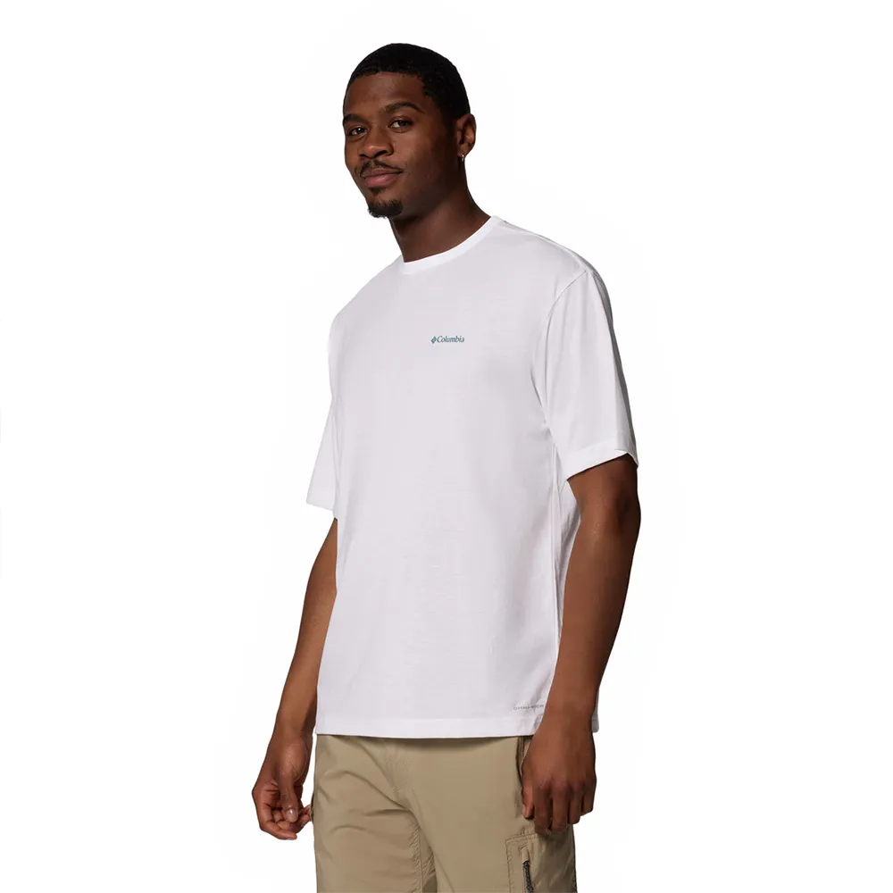 Columbia Cedar Trail™ T-shirt Med Korta ärmar, White / trailgui Columbia Cedar Trail™ T-shirt Med Korta ärmar, White / trailgui