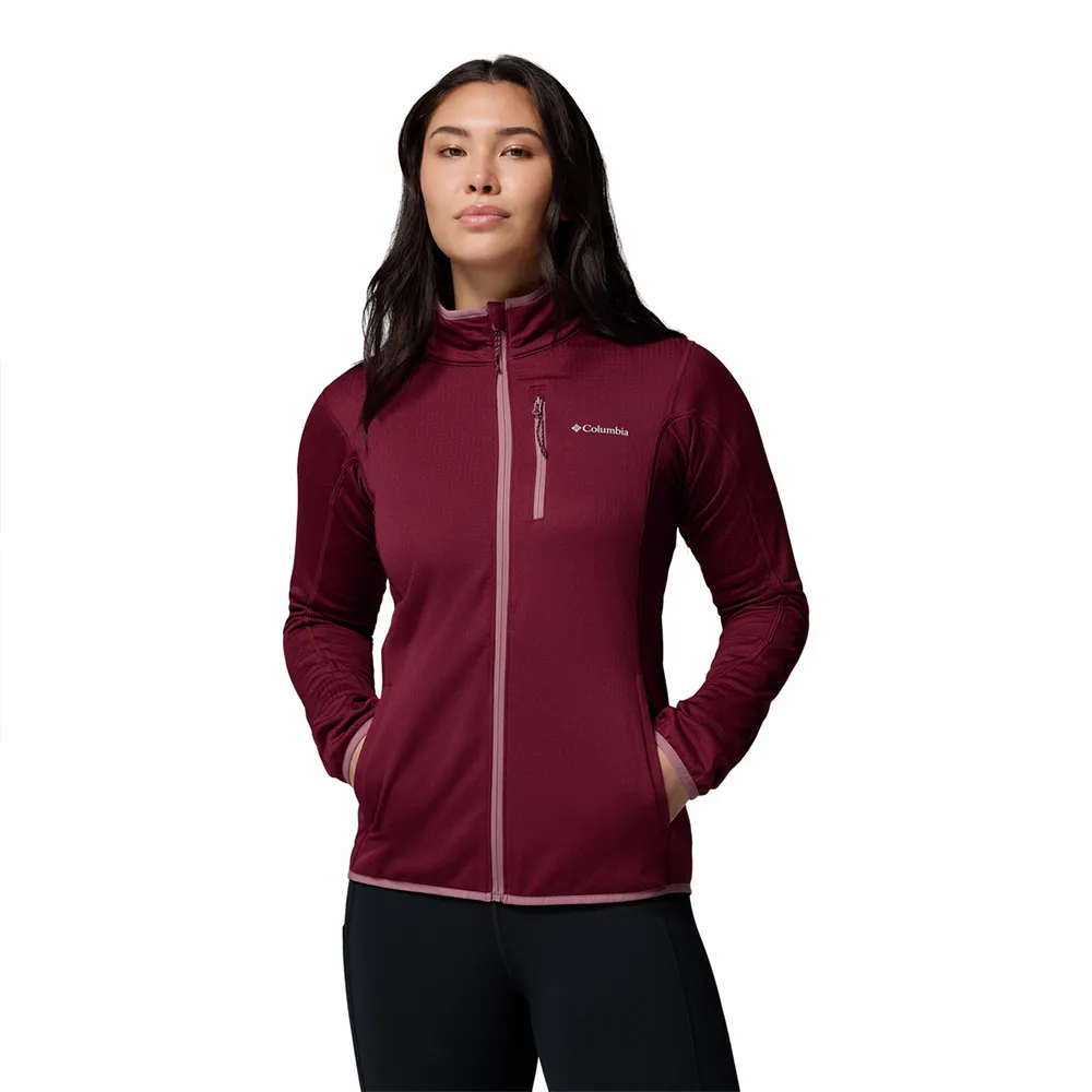 Columbia Essential Hike™ Grid Fleecejacka Med Dragkedja