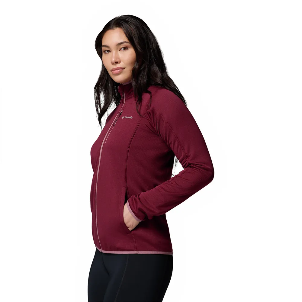Columbia Essential Hike™ Grid Fleecejacka Med Dragkedja
