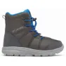 Dark grey / bright indigo